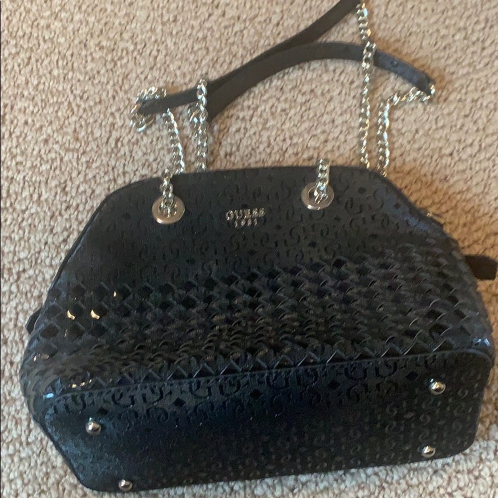 Guess black purse